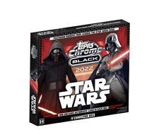 2022 Topps Star Wars Chrome Black Factory Sealed Hobby Box picture