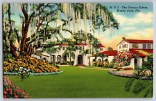 Orlando, Florida - The Genius Estate - Winter Park - Vintage Postcard - Unposted picture