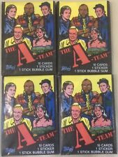 1983 Topps - The A-Team Wax Packs - 4 Pack Lot picture