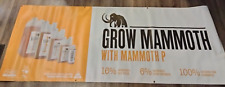MAMMOTH P MICROBE ORGANIC FERTILIZER NUTRIENT STORE BANNER SIGN DISPLAY RARE picture