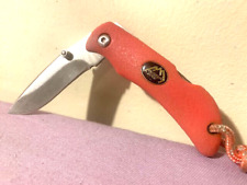 Outdoor Edge SwingBlaze Orange Lockback Folding Pocket Knife W/Lanyard-Excellent picture