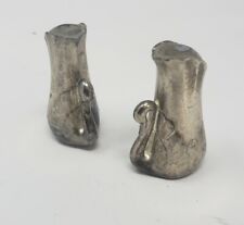 Vintage  Swan Salt and Pepper Shakers Silverplate  picture