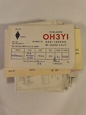 VTG QSL Ham Radio Card Lot (100) 1970s 1989s International Amateur Operators picture