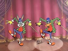 Warner Bros Cel Bugs Bunny Daffy Duck The Entertainers Signed Friz Freleng Cell picture