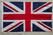 Union Jack MoD premium sewn woven flag 5x3ft toggle UK stitched cotton lik cloth picture