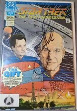 Star Trek The Next Generation Annual #1 (1990 DC) Written/Signe by John deLancie picture