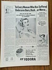 1955 Yodora Antibiotic Deodorant Ad picture