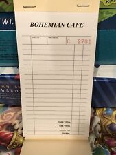 Unused Original Waiter Order Ticker Bohemian Cafe Omaha Nebraska  WOW picture