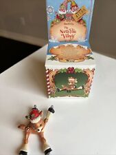Enesco The North Pole Village Reindeer Dizzy 871826 Zimnicki With Box 1986 picture