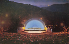 Hollywood CA California, Hollywood Bowl Orchestra, Night View, Vintage Postcard picture