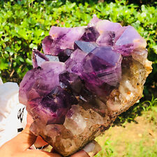 3170g  Natural Rare Violet Amethyst Crystal Cluster Specimen Healing  DH452 picture