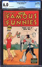 FAMOUS FUNNIES #167 CGC 6.0 WHITE PAGES // EASTERN COLOR COMICS 1948 picture