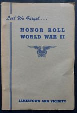 Lest We Forget - Honor Roll World War II Jamestown NY & Vicinity picture