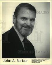 1992 Press Photo John A. Barber, stage actor from New Orleans, Louisiana. picture
