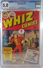🔴⚡ CGC 5.0 WHIZ COMICS #145 FAWCETT DC 1952 SHAZAM Captain Marvel Sivana SCARCE picture