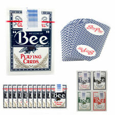 12 Decks BEE Casino Used Playing Cards Poker Case Club Special Cambric Finish picture