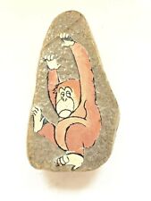 Gorilla  On Rock Decoupage   Heavy Ship Rate 3129 picture