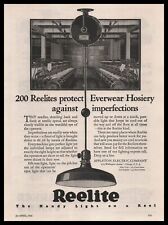 1926 Appleton Electric Co Chicago Reelite Eyewear Hosiery Factory Photo Print Ad picture