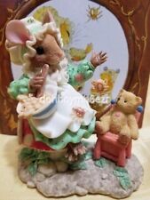 Vintage Enesco 1995 Priscilla's Mouse Tales Little Miss Muffet Figurine Numbered picture