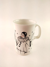 Pierrot Clown Jackie Reynolds Art Dunoon Pottery Mug Cup Made in England picture