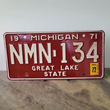 1971 Michigan License Plate - Real Auto Nostalgia   picture