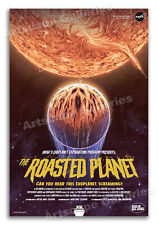 NASA Horror Movie Style Poster - The Roasted Planet  Hear It Scream - 16x24 picture