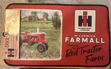 McCormick-Deering Farmall M Red Tractor Farm Door Mat International Harvester picture
