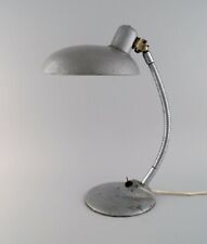 Adjustable desk lamp in original metallic lacquer. Industrial design, mid-20th C picture
