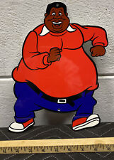 Fat Albert Metal Die Cut Sign Cartoon Character Tv Show Animation Gas Oil picture