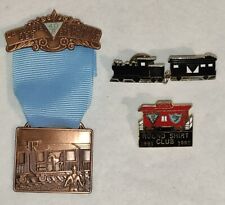 American Legion 40 Men 8 Horses Badge And 2 Pins picture