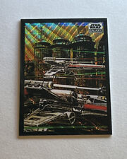 2022 Topps Chrome Star Wars Galaxy #38 X-WINGS IN FORMATION WAVE REFRACTOR /99 picture