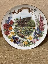 Lot of 3 Reco Gardens of Beauty plates by Dot Barlowe picture