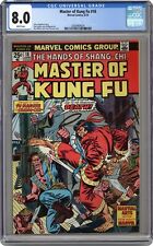 Master of Kung Fu #18 CGC 8.0 1974 0283469024 picture