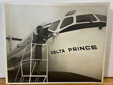 Delta’s first Douglas DC-9, N3304L, Delta Prince Stewardess Carol Koberlein VTG picture