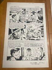 TALES OF THE GREEN BERET #4 original art WAR GLANZMAN 1967 CONG TRAITOR KILLED picture