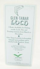 Glen Tanar Lock Fishing Rainbow Trout Boating Vintage Pamphlet Tour Guide picture