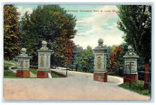 1909 Entrance Carondelet Park St. Louis Missouri MO Posted Postcard picture