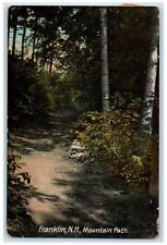 View Of Mountain Path Franklin New Hampshire NH Vintage Posted Postcard picture