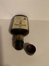 Vintage Seagram's 7 Seven Crown 200ML Whiskey Amber Glass Bottle EMPTY picture