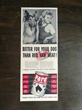Vintage 1952 Pard Swift's Dog Food Lassie Collie Original Ad - 721 picture