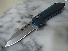 Gerber Highbrow Compact Assisted Open Pocket Knife Pivot Lock 7Cr17MoV 3511 Blue picture