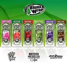 The Original B Wrap Rolling Papers Assorted Combo Pack 6 Packs (24 WRAPS + TIPS) picture