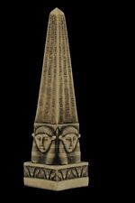 UNIQUE ANTIQUE ANCIENT EGYPTIAN Obelisk Goddess Hathor with Magic HieroglyphicBC picture