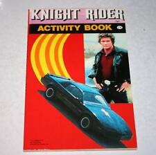 Knight Rider tv show David Hasselhoff Kit Car Activity Book 1983 Vintage NEW picture