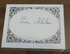 Eva Schloss autographed bookplate signed Anne Frank stpsister Holocaust Survivor picture
