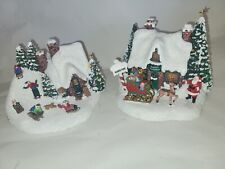 Thomas Kinkade Christmas Village “Santa's Workshop