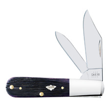 Case XX Knives Barlow Barnboard Jig Purple Bone 9713 Stainless Pocket Knife picture