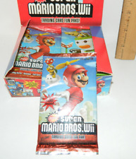 1 Factory Sealed Super Mario Bros. Nintendo Wii Enterplay Trading Card Fun Pack picture