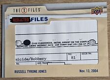 2019 Upper Deck The X-Files UFOs & Aliens Redacted Files Russell Jones RF-5 picture