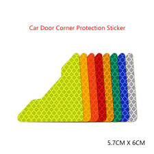 5.7cm*6cm Reflective Tape Car Door Corner Protection Sticker Night Warning Sign picture
